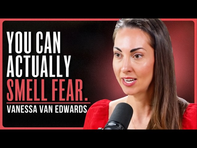 Thumbnail of podcast titled Body Language Expert Shares Unusual Tips For Awkward People (Vanessa Van Edwards & Ryan Holiday)