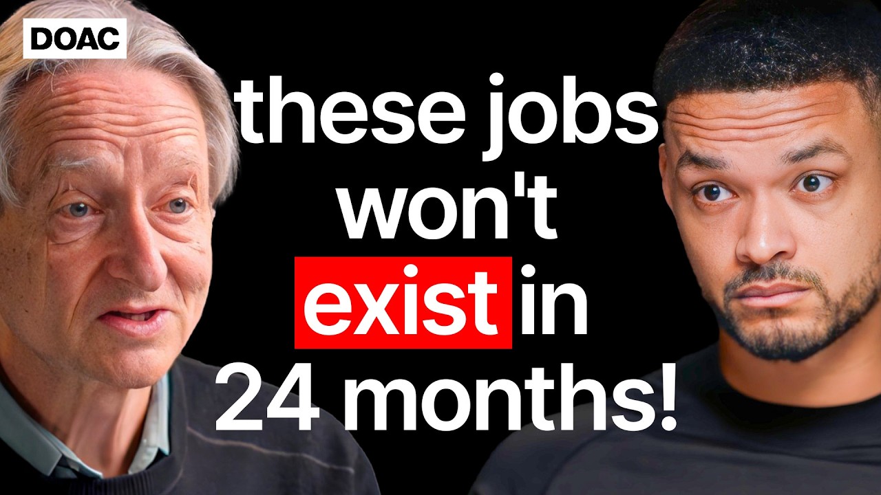 Thumbnail of podcast titled Godfather of AI: I Tried to Warn Them, But We’ve Already Lost Control! Geoffrey Hinton