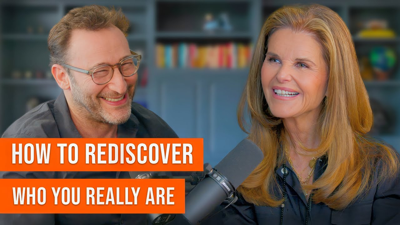 Thumbnail of podcast titled Who Are You, Really? with journalist Maria Shriver | A Bit of Optimism Podcast